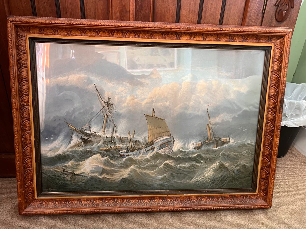 'Storm at Sea' by M Broome 