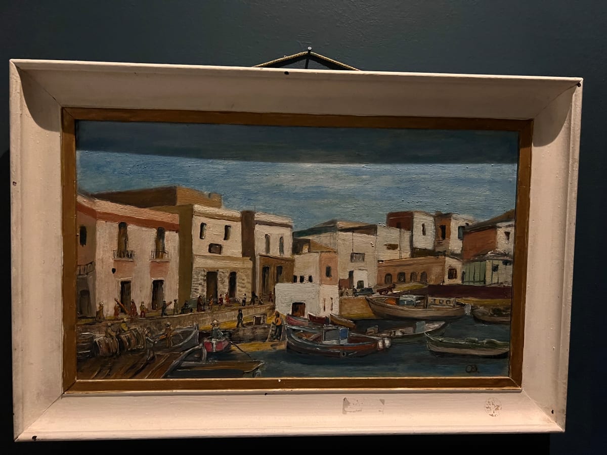 'Boats in Harbour' by W J O'Brien, Image 4.