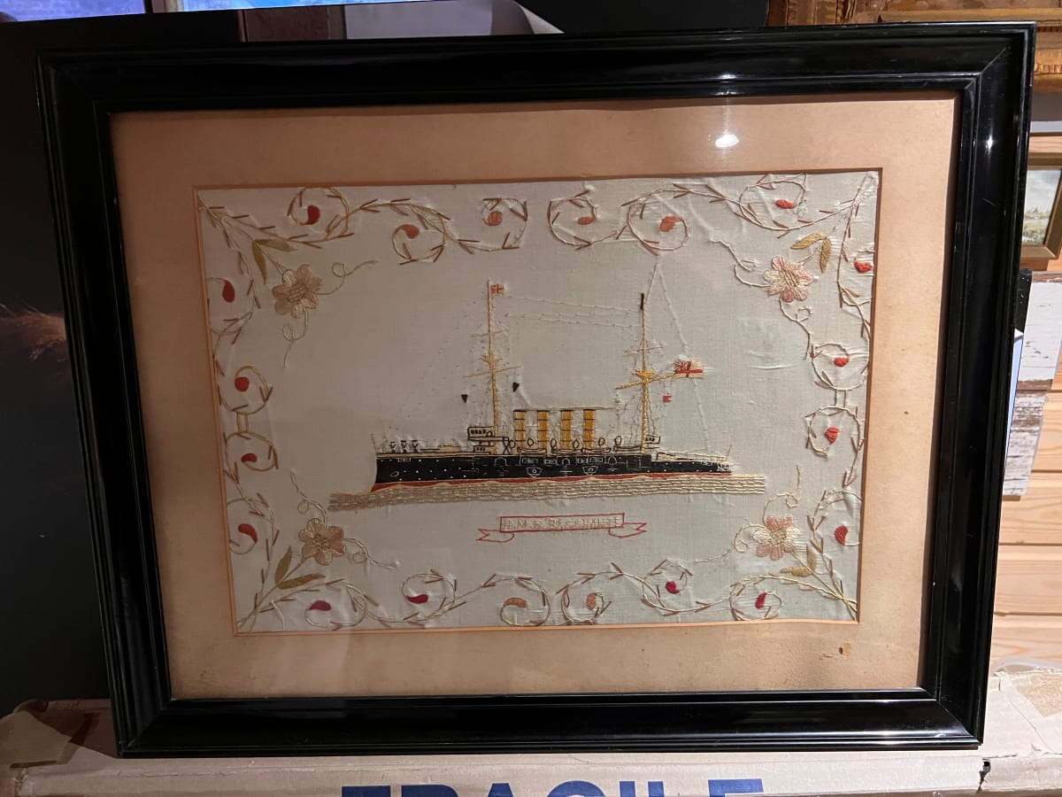 HMS Bacchante (a pair) by Not Known 