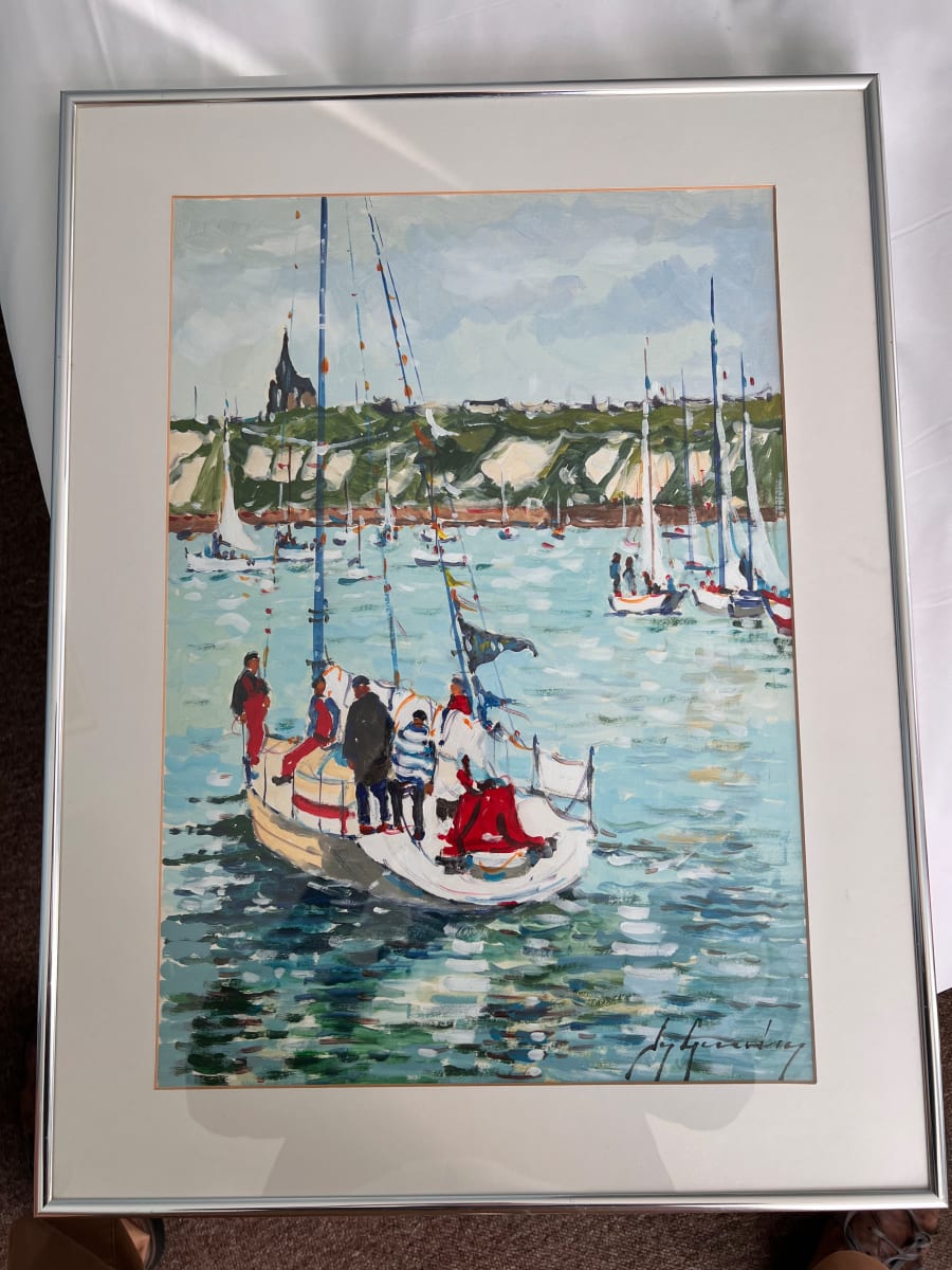 'Sailing Yachts' by Guy LeGendre, Image 1.