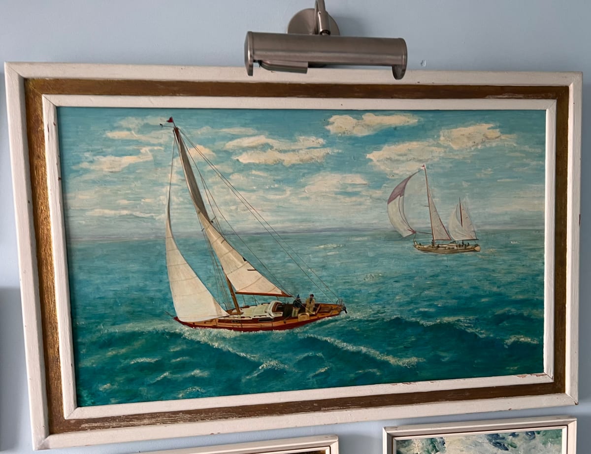 'Yachts at Sea' by Not Known, Image 1.