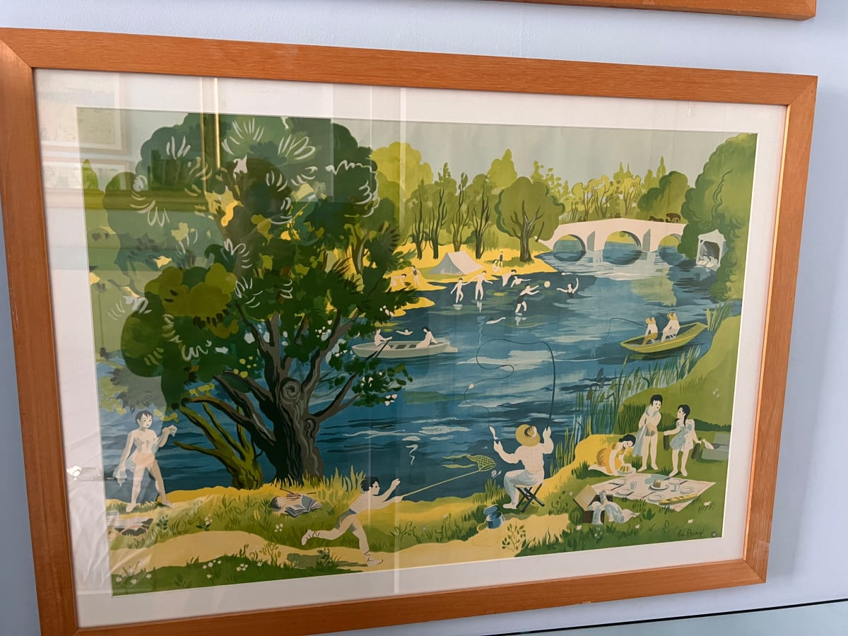 'River scene' by ? Poirip, Image 1.