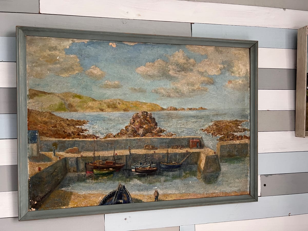 'Harbour Scene' by ? Swanston, Image 2.