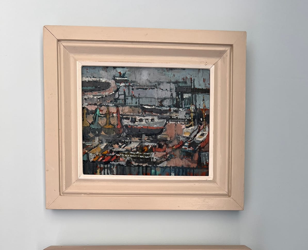 Small Boat Yard by Alan Welsford, Image 1.