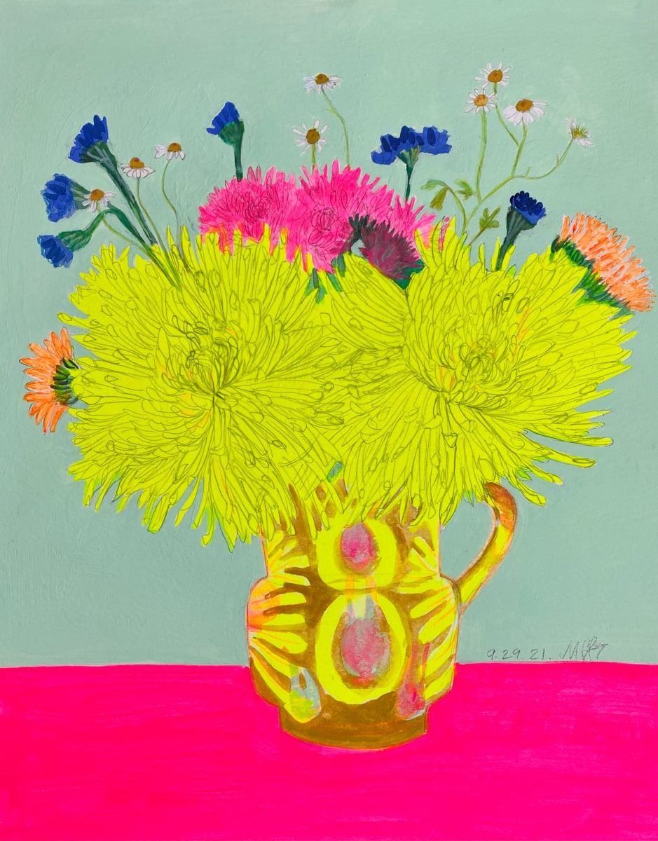 Day 29 - Neon Mums by May Charters 