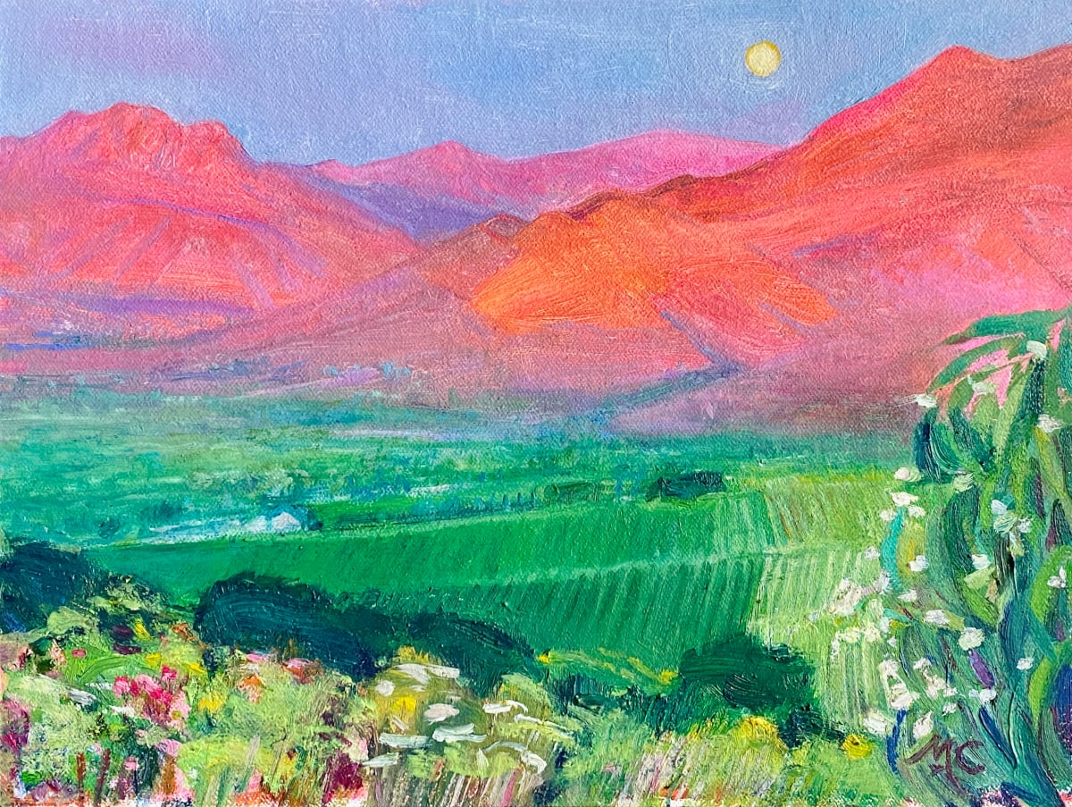 Ojai Pink Moon by May Charters 