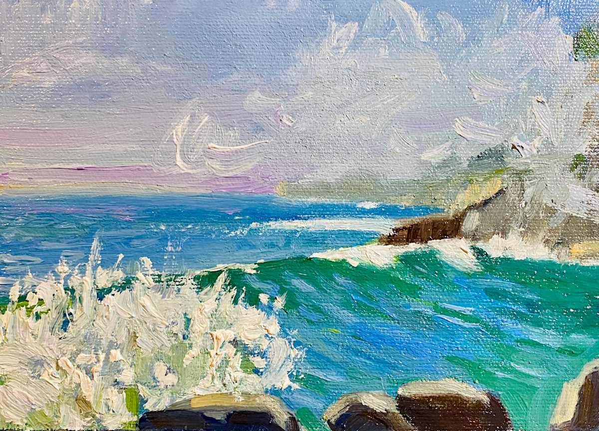 Day 14 - Paradise Cove wave by May Charters 
