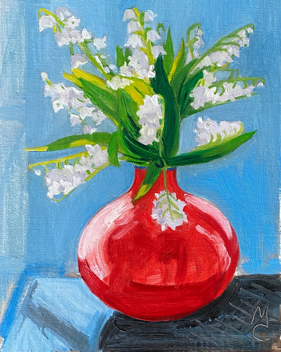 Day 23- Red Lily of the Valley by May Charters 