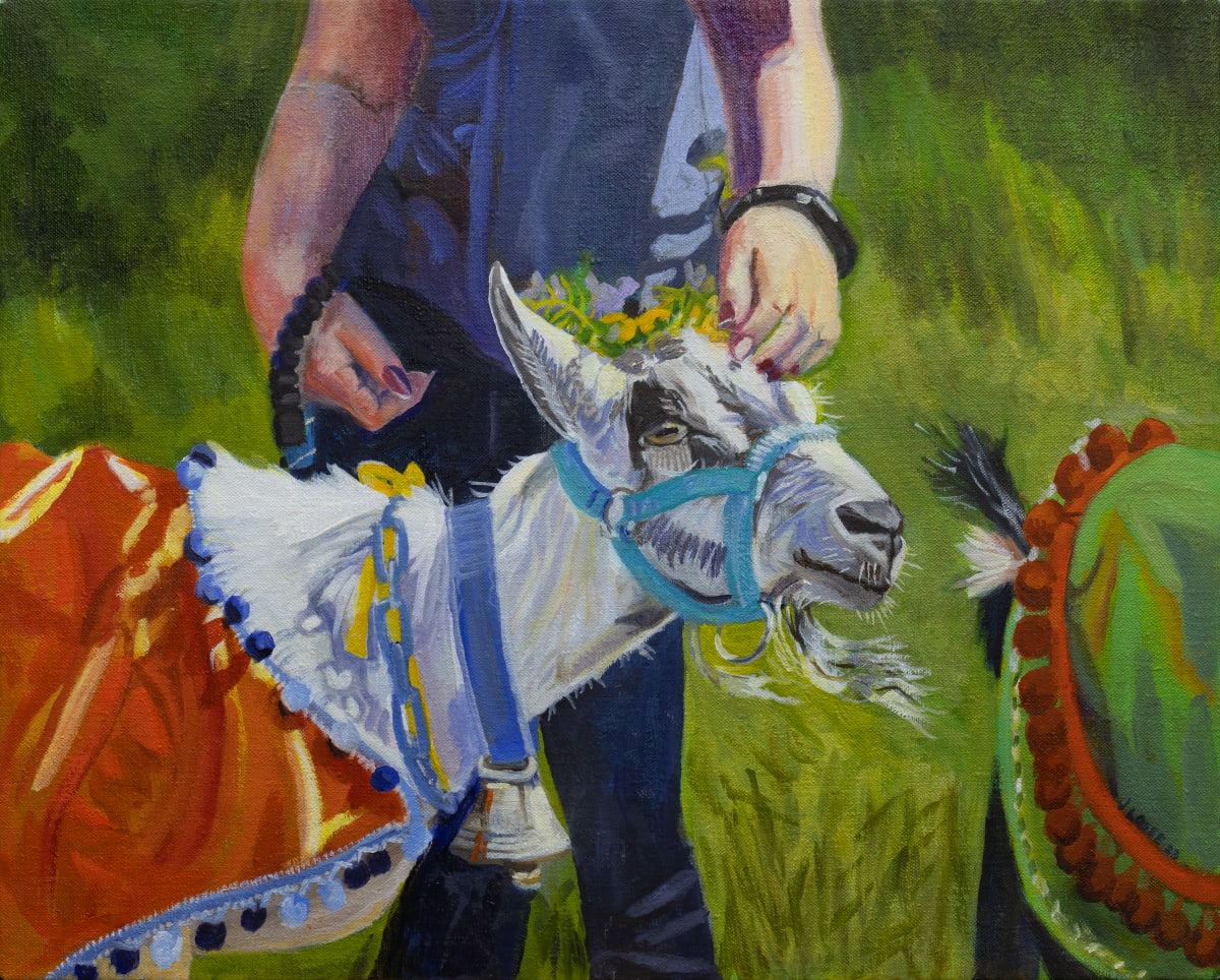 Dairy Queen Goat Parade by Joan M.Losee 