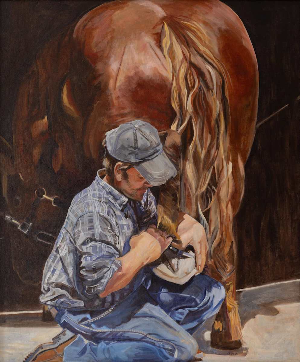 Hoof Maintenance by Joan M.Losee, Image 1.