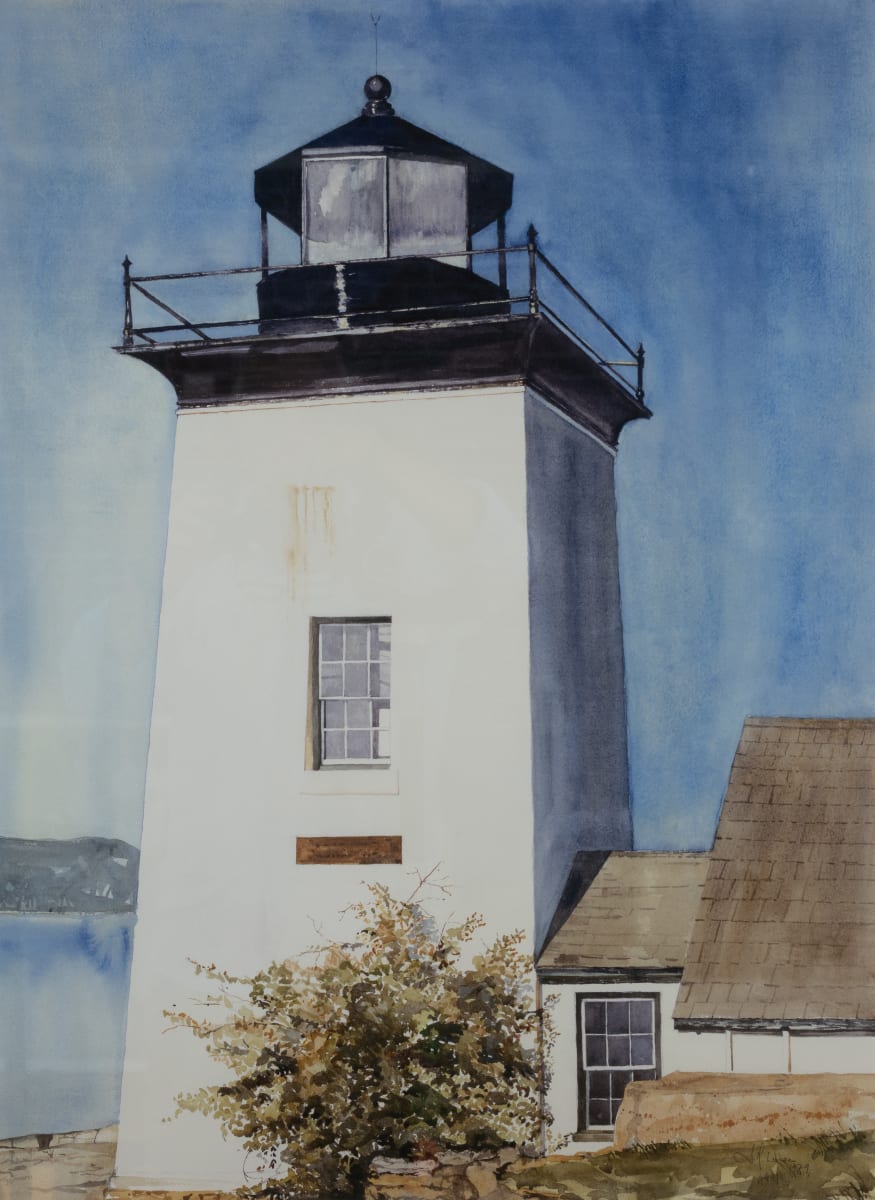 Islesboro Lighthouse by Joan M.Losee 