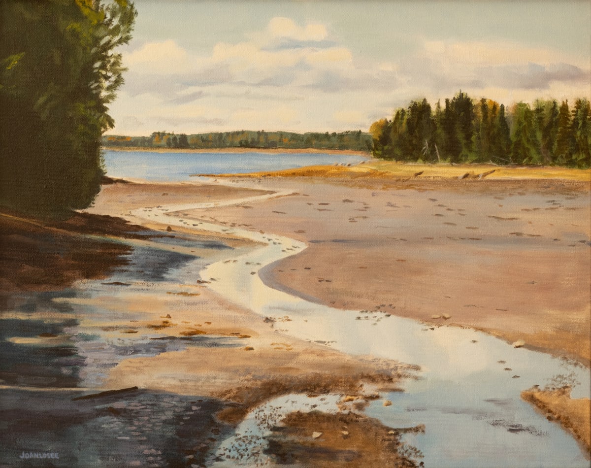 Mill Creek at Low Tide by Joan M.Losee 