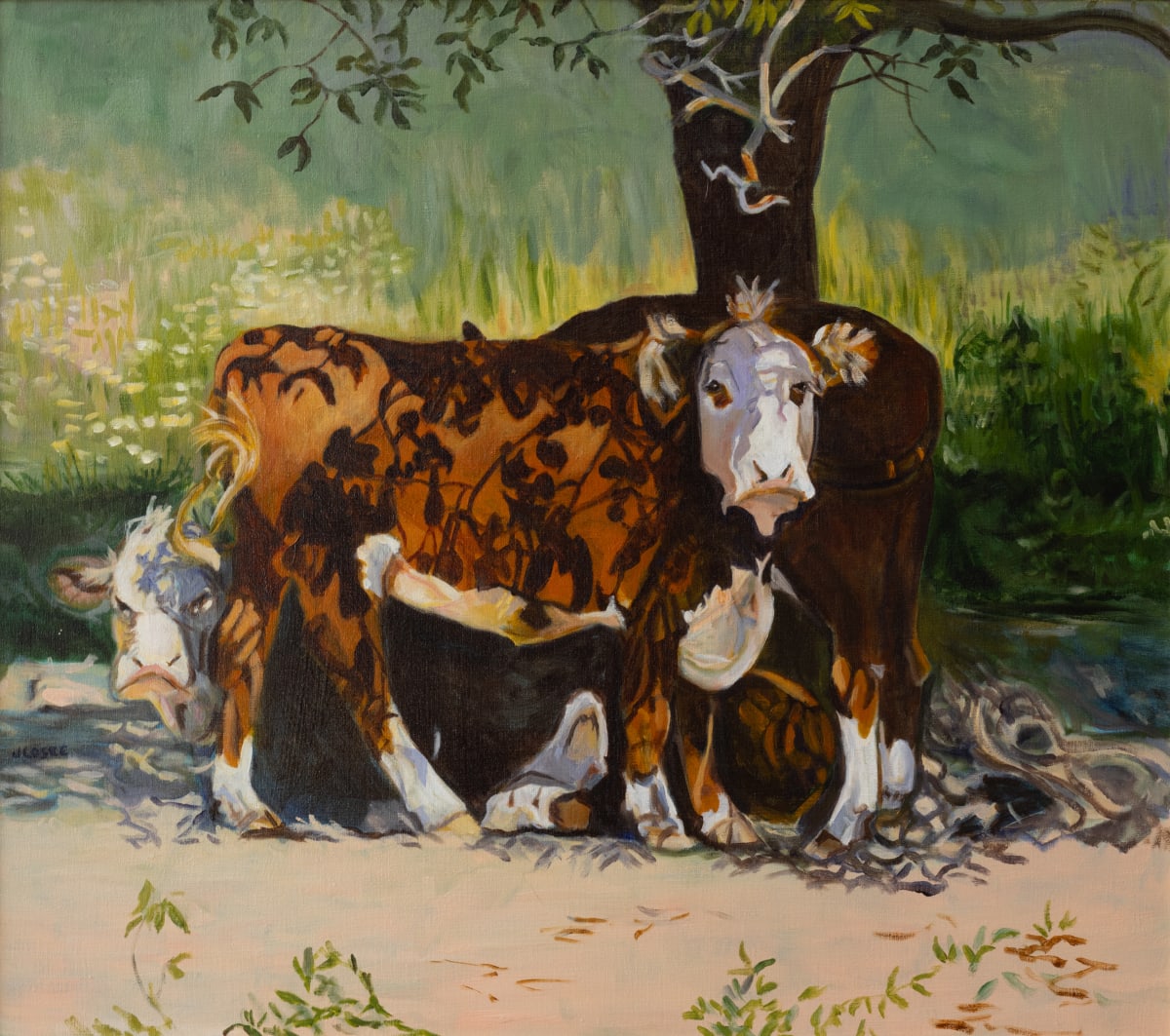 Resting in the Shade by Joan M.Losee 