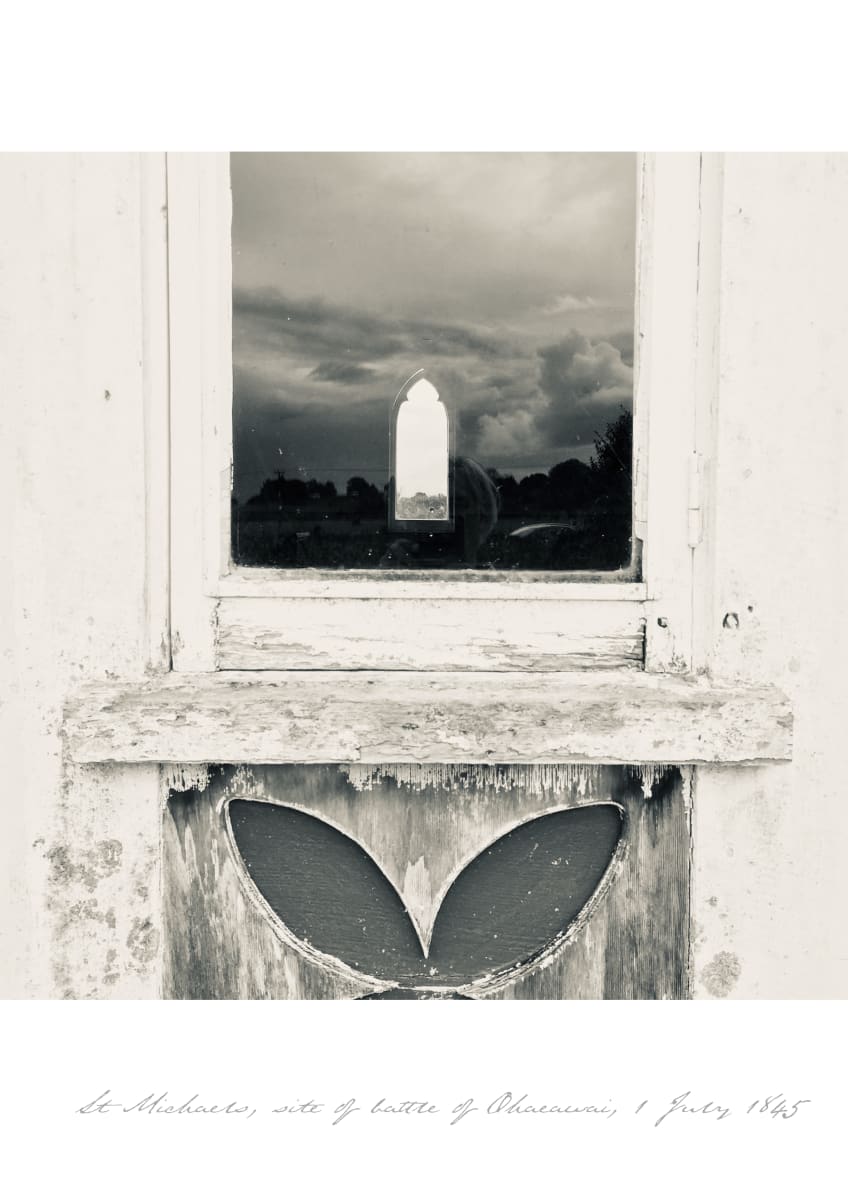 Kei whao, kei roto i te whare karakia Mikaera, Mihinare, Ōhaeawai, 30-Apr-21 by Dr  Rangihiroa Panoho  Image: Looking through St Michaels Mihinare 'Anglican church' to the urupā opposite the entrance 30 May 2021