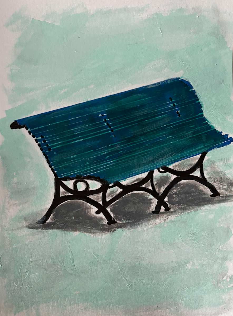 The Poet Bench by S. Gordon Harwood 
