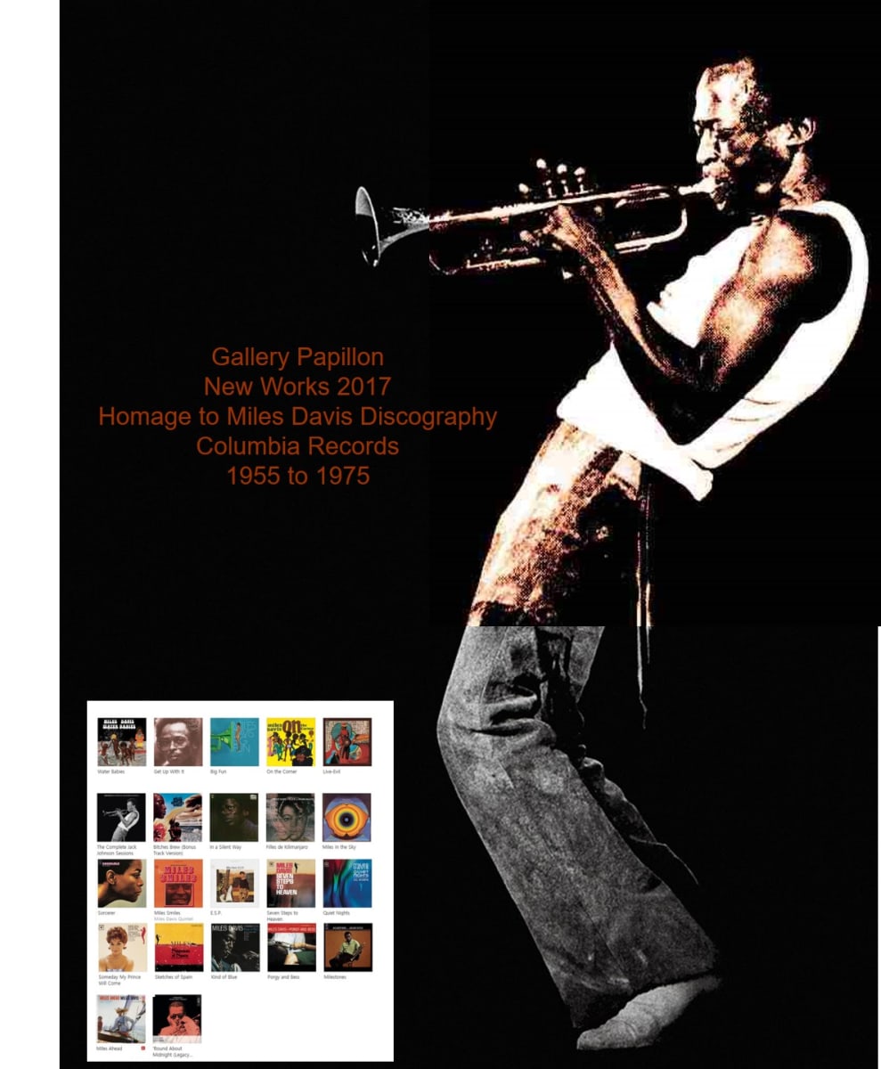2017 -Miles Davis Discography (new works) by S. Gordon Harwood  Image: 2017 -Miles Davis Discography (new works)
