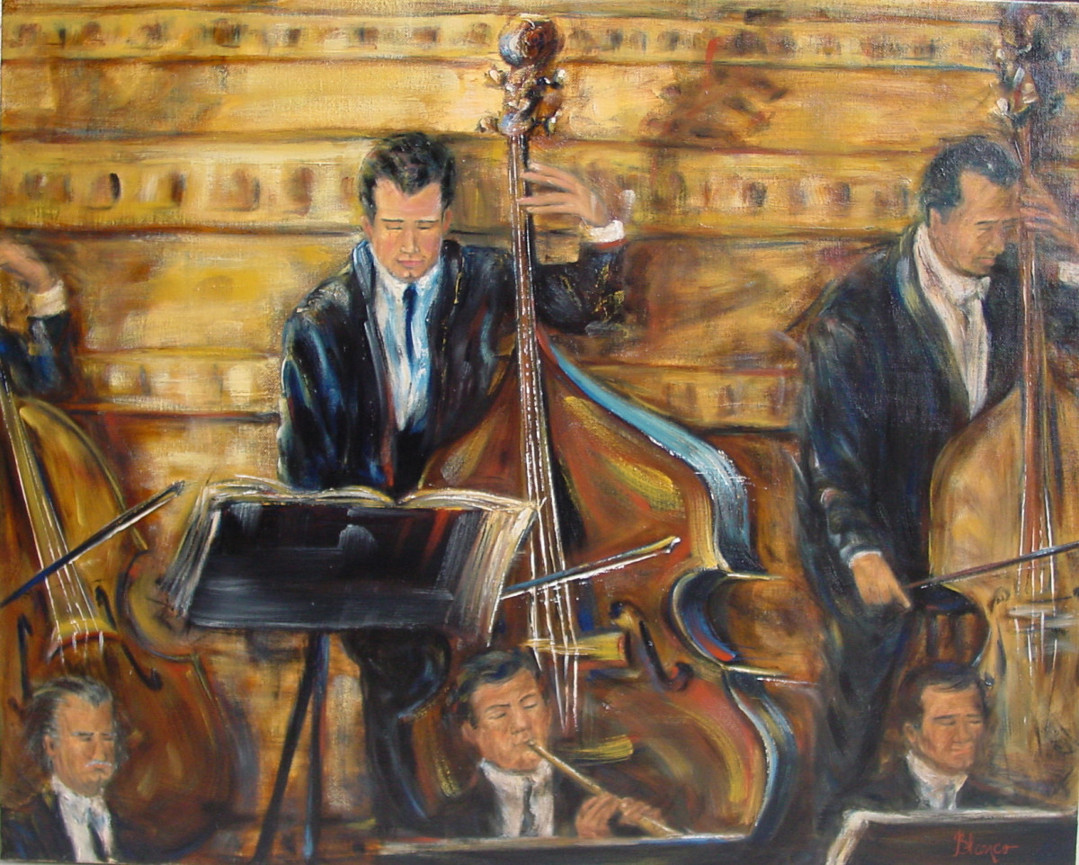 The Bass Player by Jeannina Blanco, Image 1.