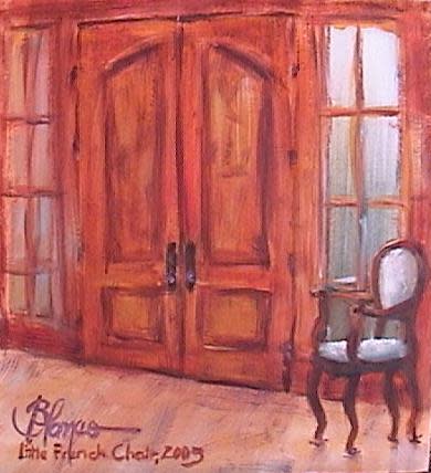 Little French Chair by Jeannina Blanco 
