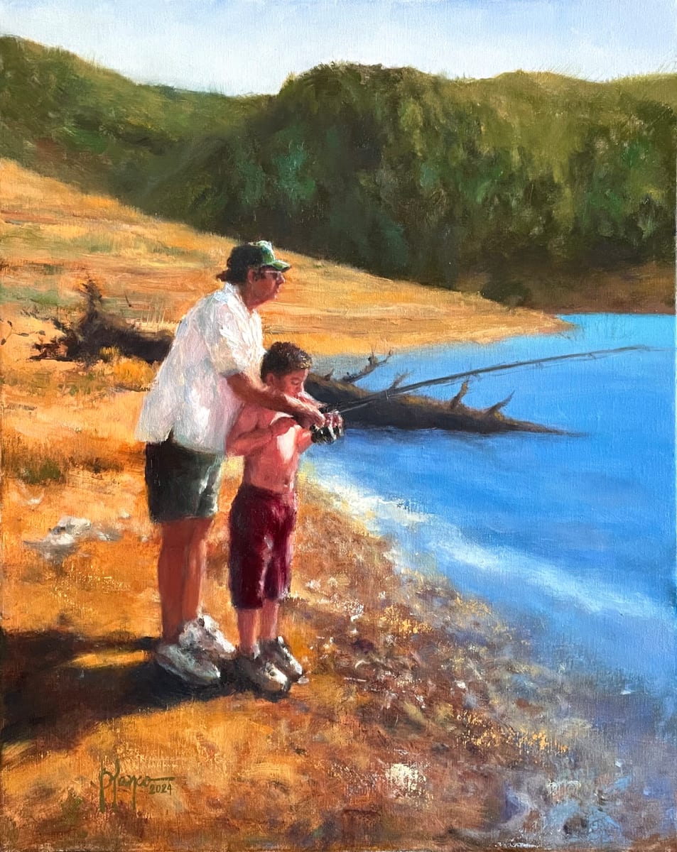 Fishing with Tata by Jeannina Blanco, Image 1.