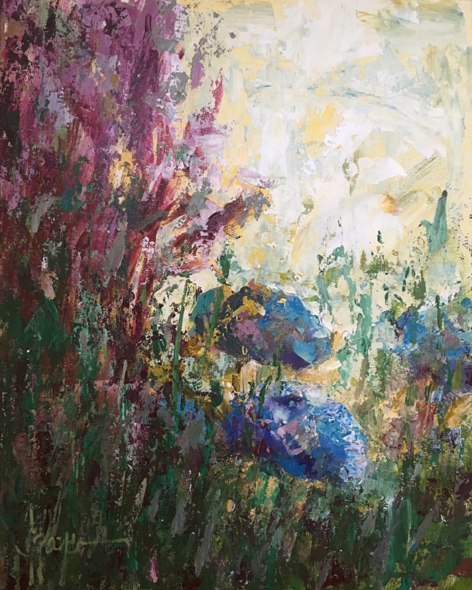 Blue Hydrangeas by Jeannina Blanco, Image 1.
