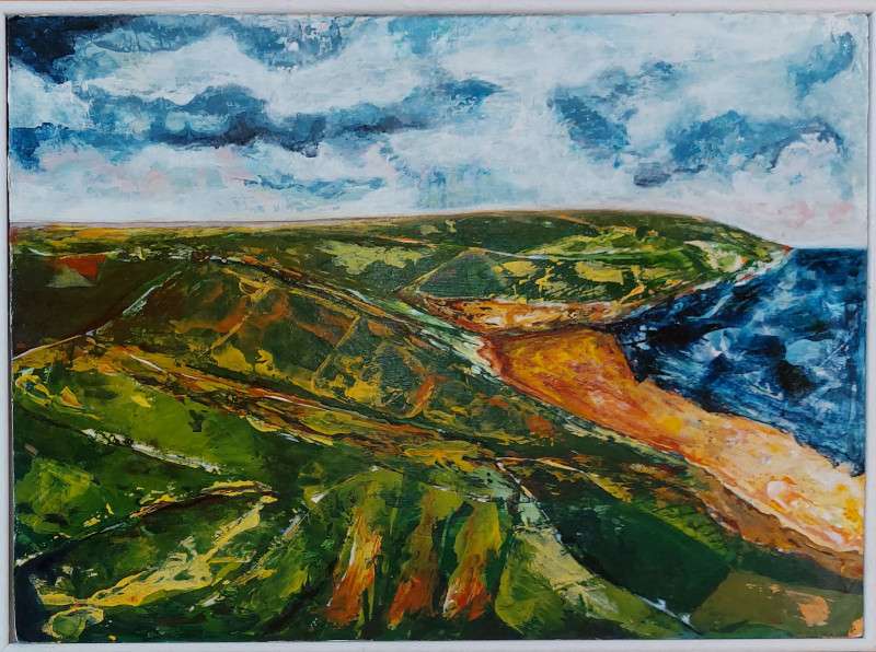 Patchwork by KJOsborne Artist  Image: The patchwork fields along the South Downs coast