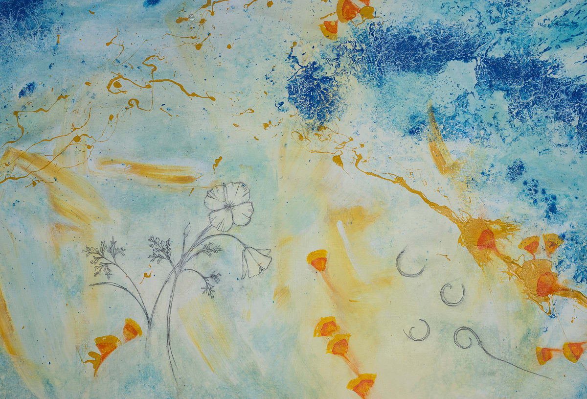 California Poppies by Artist Aimee J 