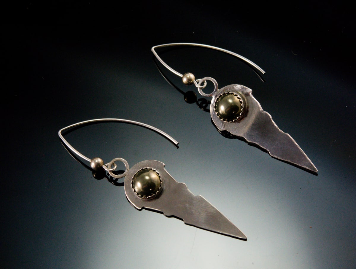 Crow Earrings by Artist Aimee J 