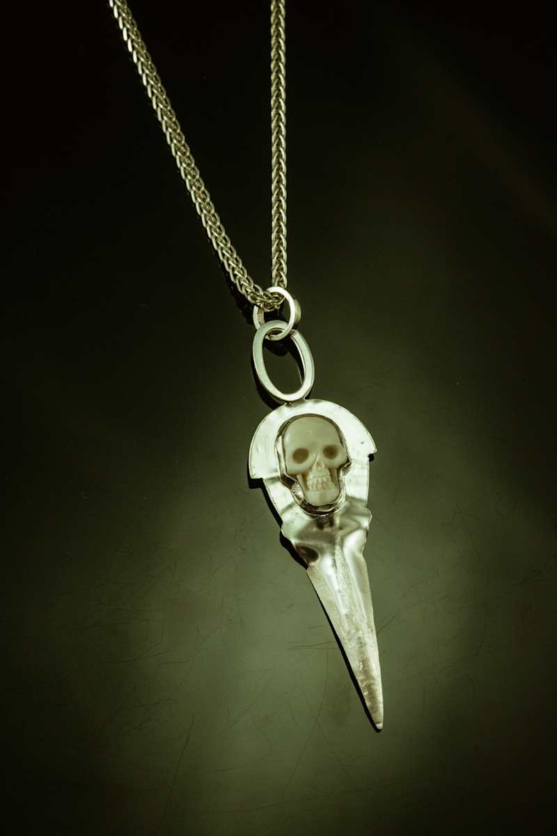 Crow Skull by Artist Aimee J, Image 1.