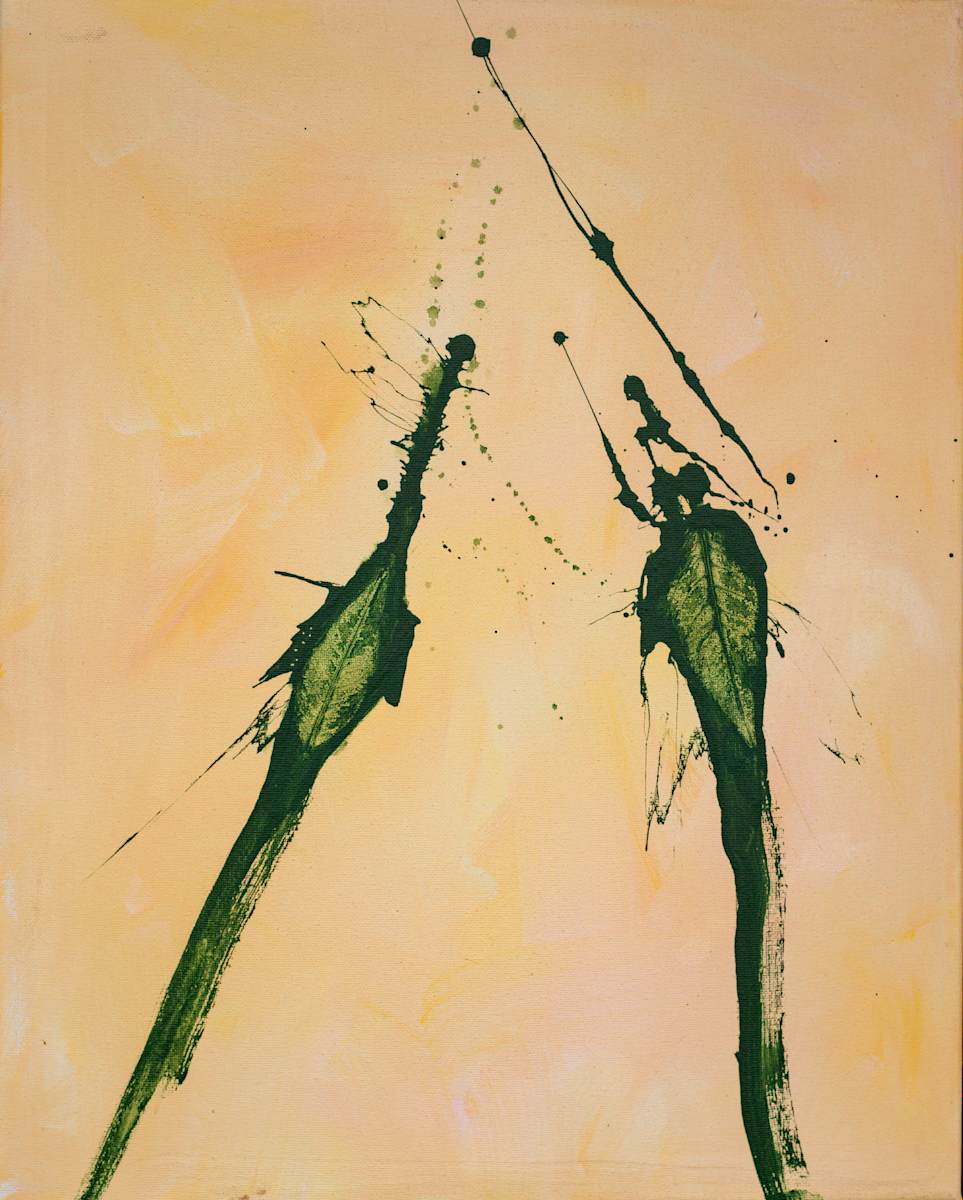 Leaping Leaves by Artist Aimee J, Image 1.