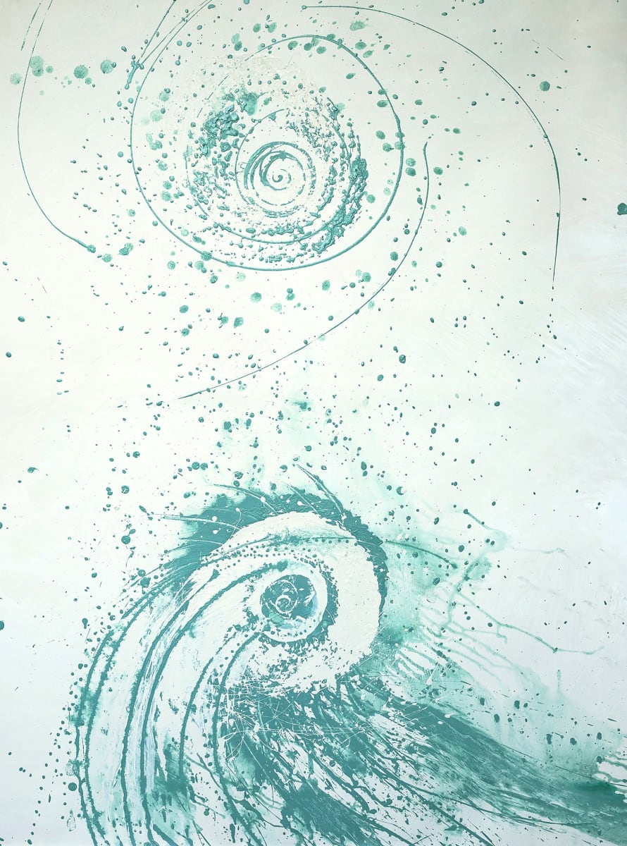 Spiraling Waves by Artist Aimee J, Image 3.