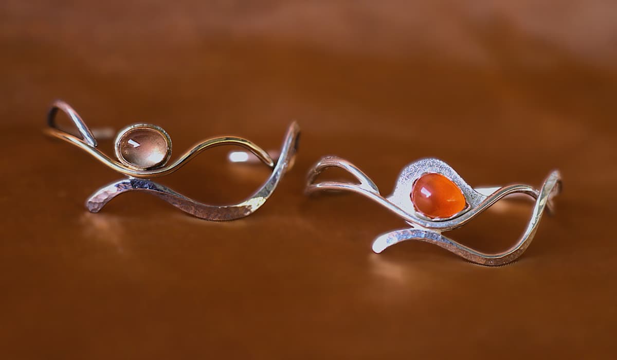 Flowing bracelets by Artist Aimee J, Image 1.
