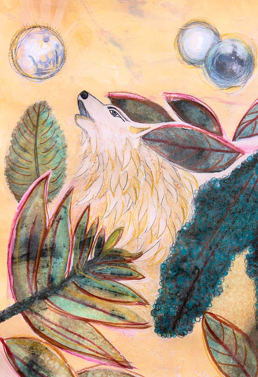 Howling Wolf by Artist Aimee J, Image 2.