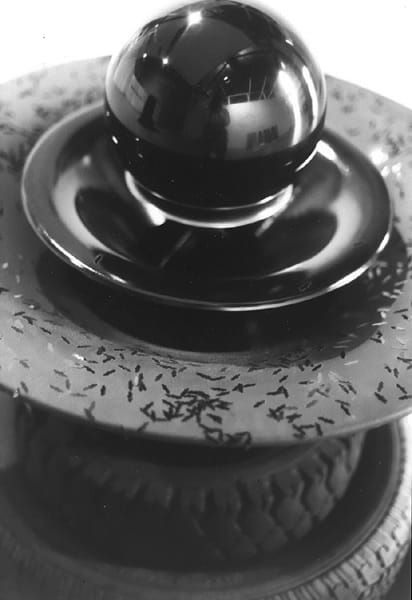 Black Crytal Ball by Artist Aimee J, Image 1.