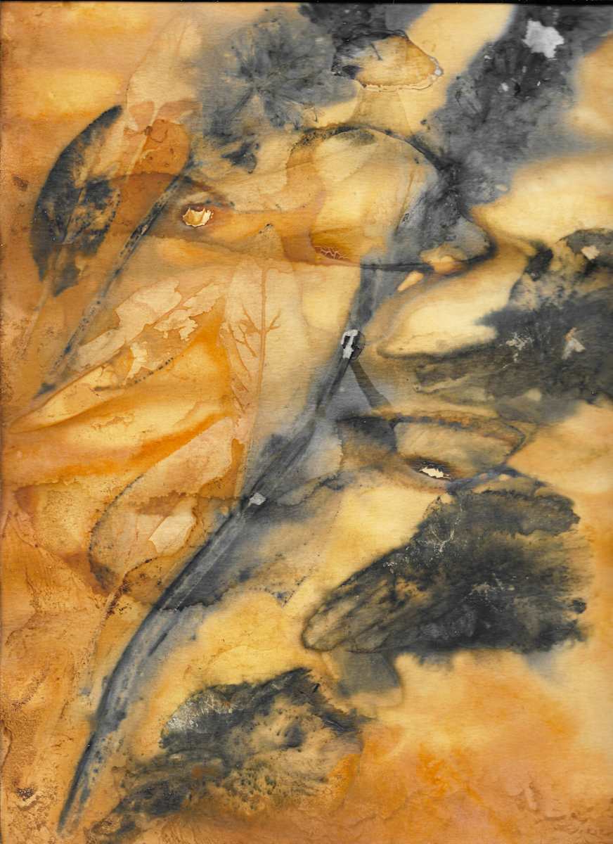 Rust and Indigo by Artist Aimee J, Image 1.