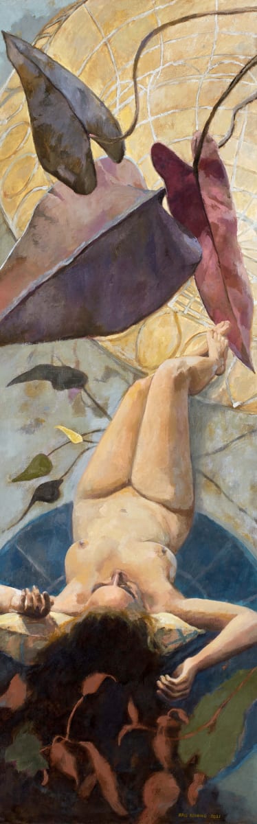 Vining Philodendron and Figure by Kris Rehring 