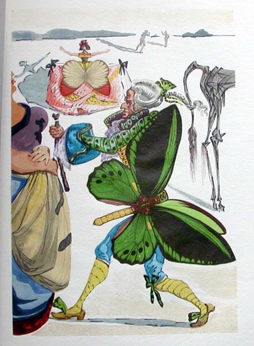 Le Tricorne - Etching #10 by Salvador Dalí 