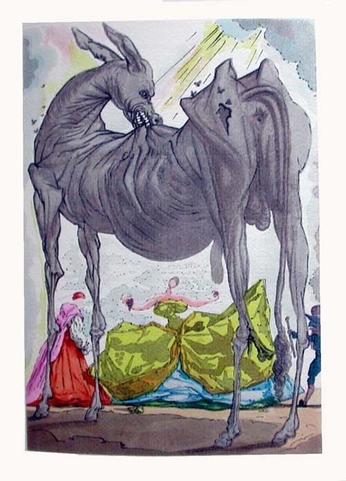 Le Tricorne - Etching #12 by Salvador Dalí 