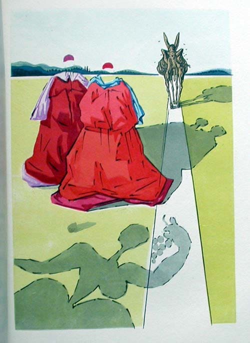 Le Tricorne - Etching #6 by Salvador Dalí 