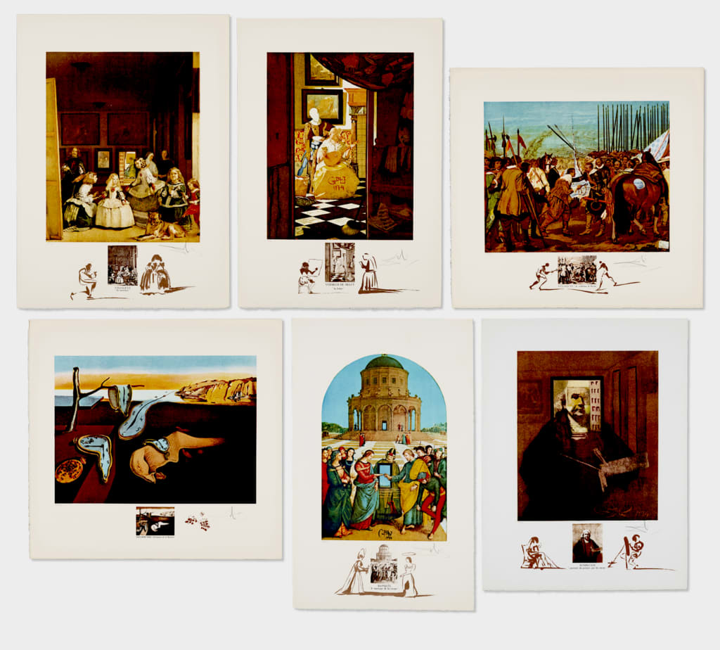 Rembrandt "Portrait of the Painter" by Salvador Dalí 