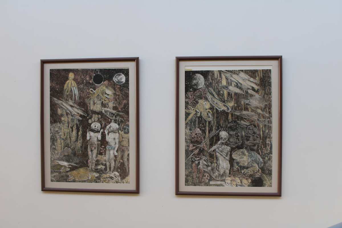 The Underworld  [Diptych] by Ann McCoy (American, b. 1946) 