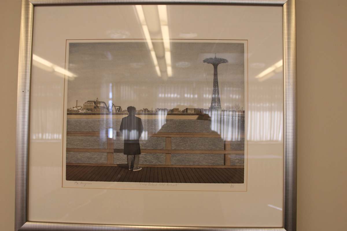 Coney Island Self-Portrait by Max Ferguson (American, b. 1959) 