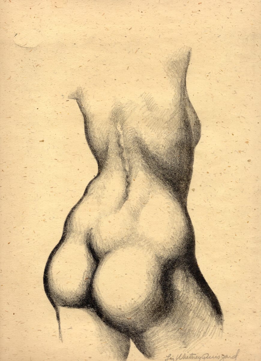 Lithograph #8 (Figure Study) by Liz Whitney Quisgard (1929-2024) 
