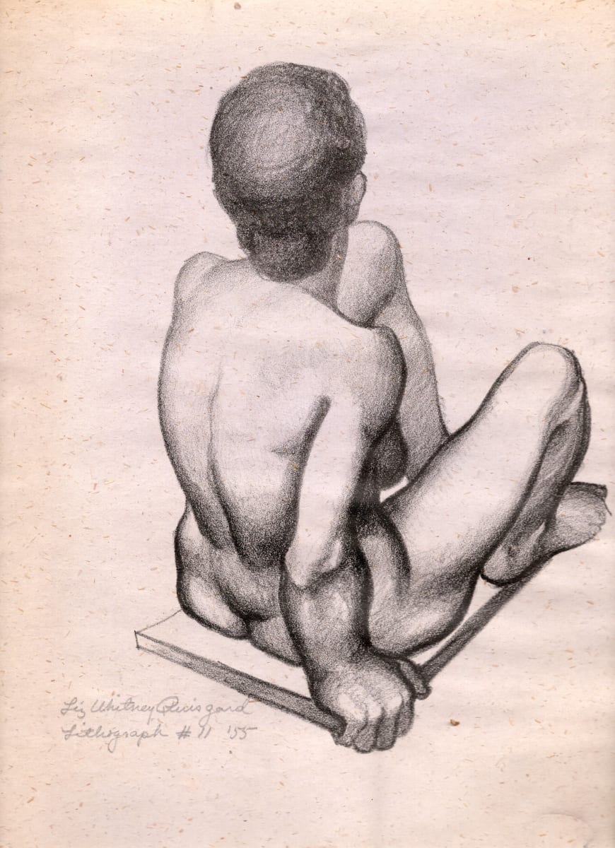 Lithograph #11 (Figure Study) by Liz Whitney Quisgard (1929-2024) 