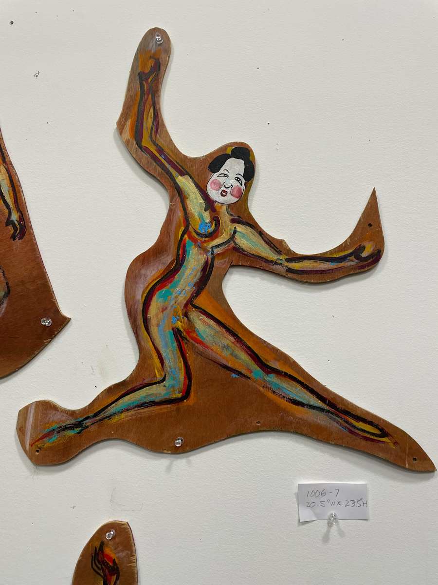 Dancing Figure Cut Outs by Rumi Tsuda 