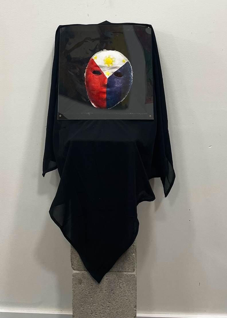 Philippines Flag Mask Box by Rumi Tsuda Estate  Image: Used in Asian Women Performance 1997