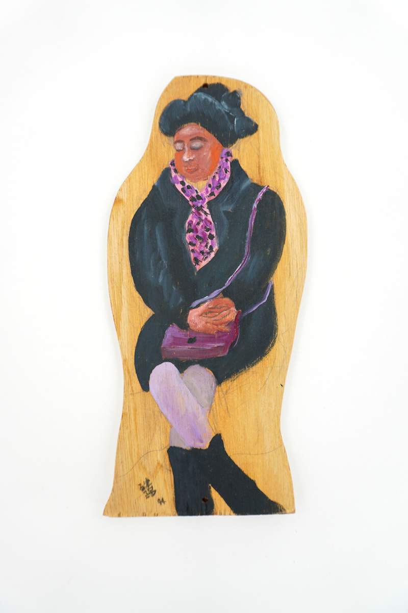 New York Subway Rider from "Manhattan Peace Shrine With 108 Subway Riders" by Rumiko "Rumi"  Tsuda Estate, Image 2.