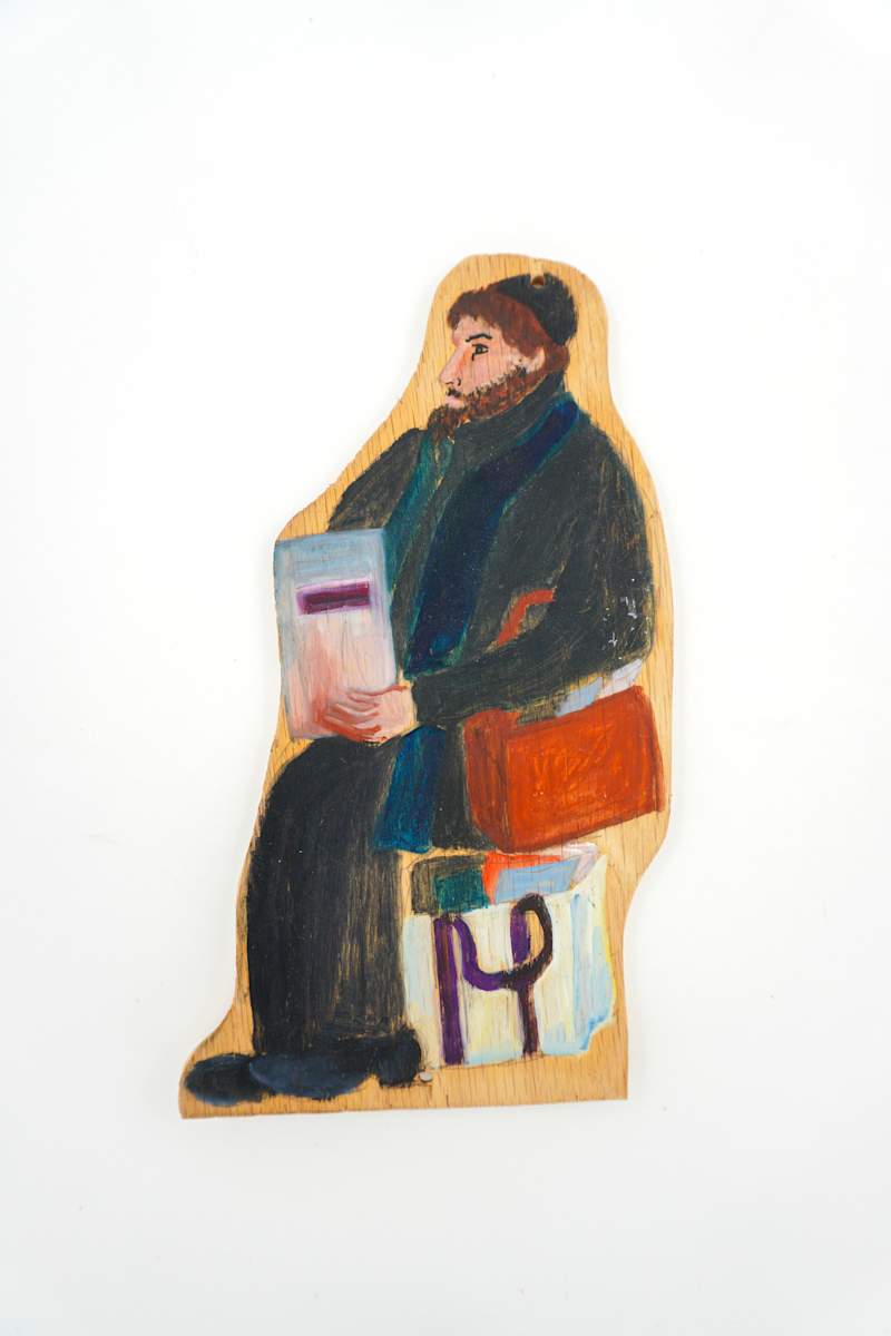 New York Subway Rider from "Manhattan Peace Shrine With 108 Subway Riders" by Rumiko "Rumi"  Tsuda Estate, Image 2.