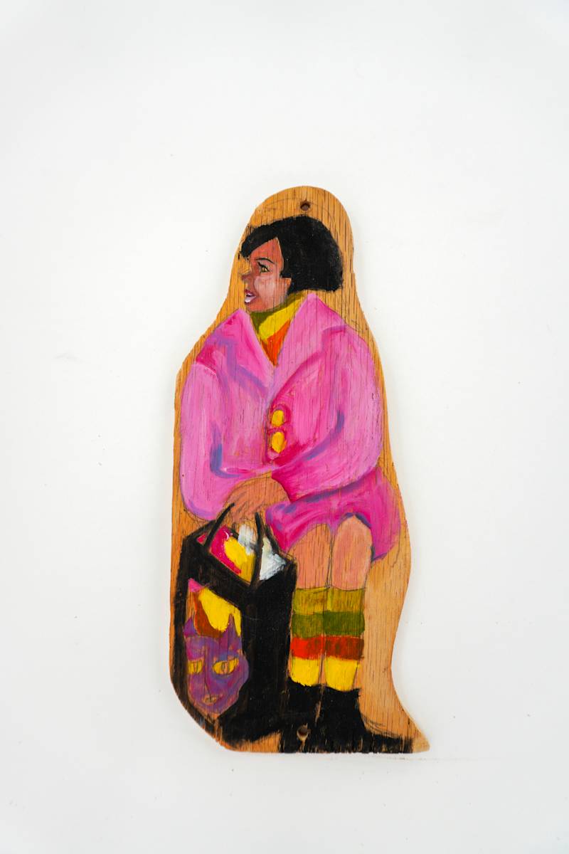 New York Subway Rider from "Manhattan Peace Shrine With 108 Subway Riders" by Rumiko "Rumi"  Tsuda Estate, Image 2.