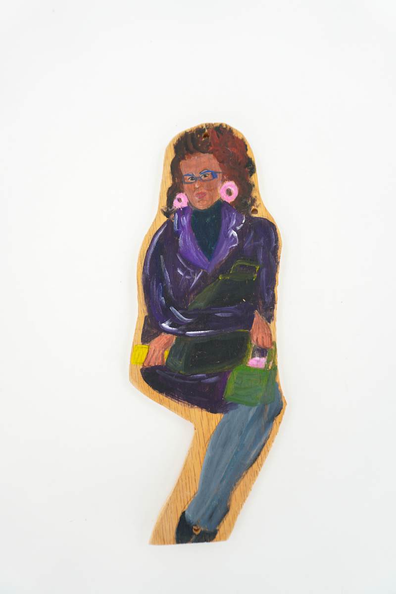 New York Subway Rider from "Manhattan Peace Shrine With 108 Subway Riders" by Rumiko "Rumi"  Tsuda Estate, Image 2.