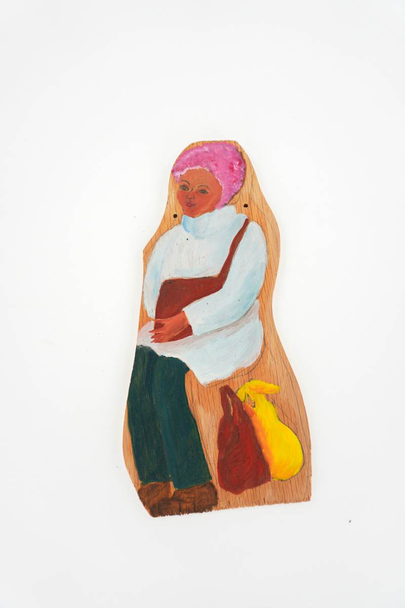 New York Subway Rider from "Manhattan Peace Shrine With 108 Subway Riders" by Rumiko "Rumi"  Tsuda Estate, Image 2.